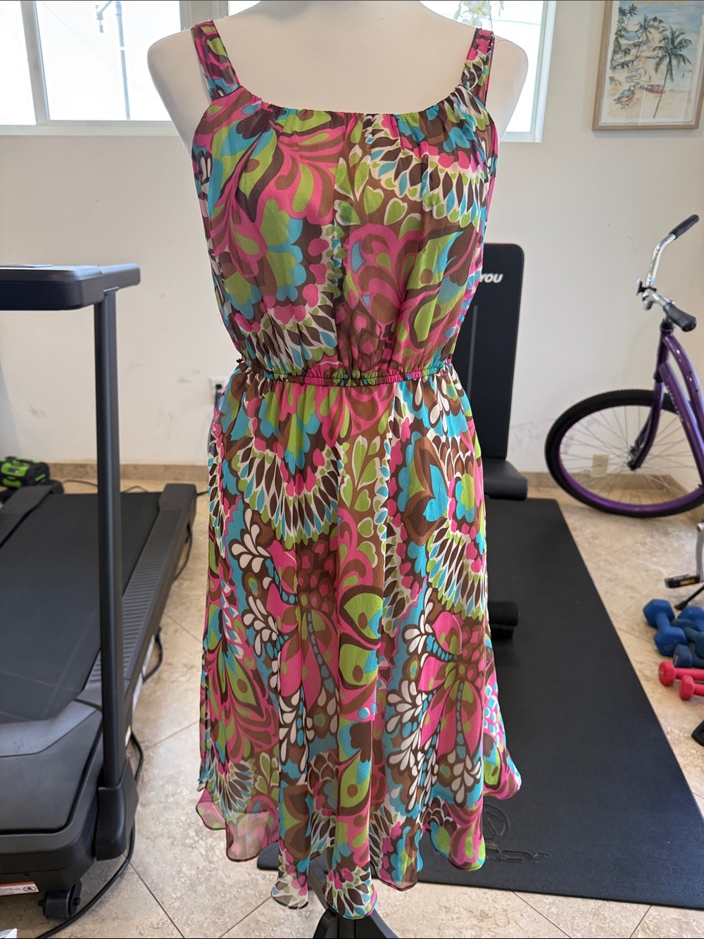 Milly of New York Silk Chiffon dress size 4